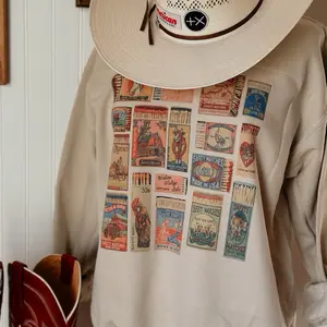 WVB MATCHBOX Gildan 50/50 Sublimation Design Fleece-Lined Sweatshirt True to Size Fit Comfy & Cozy for Comfort