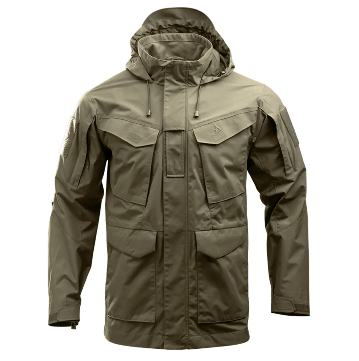 【DRAGON TOOTH】Tactical Combat Trench Coat Attached Hood Windproof Thermal Outdoor Casual Spring Fall for Men