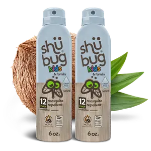 Shubug Kids and Family, Clean Mist, 360 Spray, 6 oz., Insect Repellent (2-Pack)