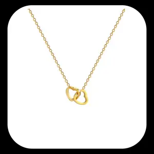Twin Heart Harmony Necklace