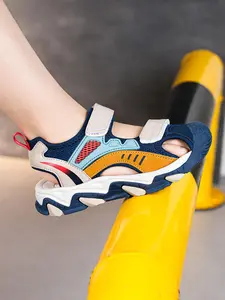 Boy's Sport Sandals, Casual Comfortable Breathable Sandals for Outdoor Sports, Fashionable Sandals for Daily Wear, Casual Footwear, Lightweight Sandals, Fashionable Comfy Sandals
