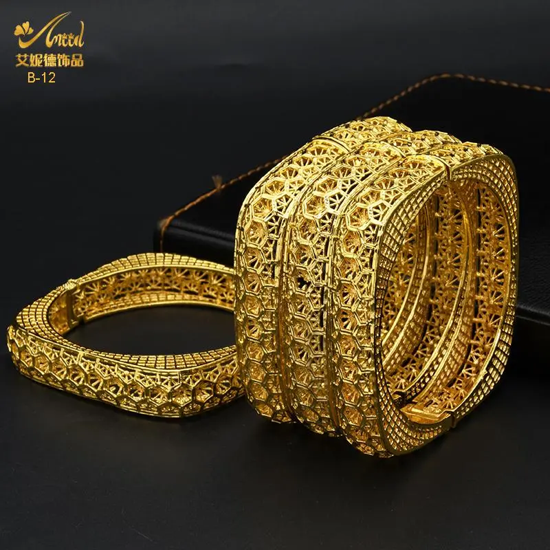 Women's Chunky Bangle Bracelet, Hawaiian Geometric Gold-Plated Alloy, Dubai Gold Aesthetic Costume Jewelry for Party & Anniversary, Hawaii, Wholesale, Making Bangles, Diy Jewelry, 65Mm, Charms, Daily, Engagement, Female, Wedding