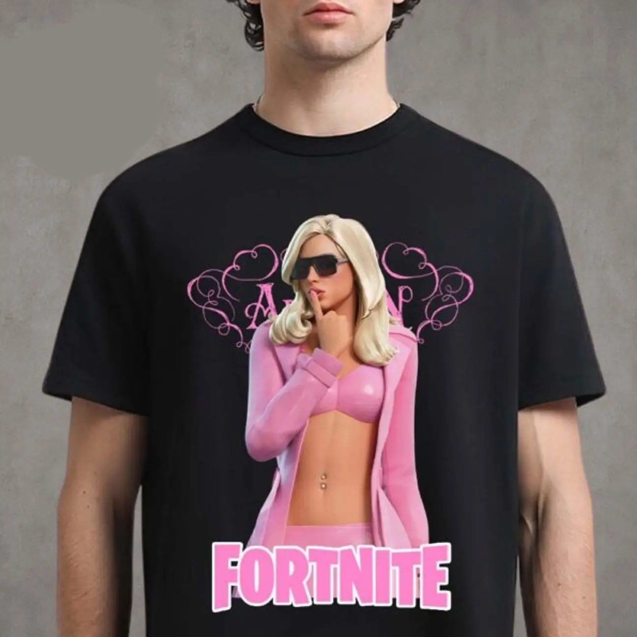 Addison Rae X Fortnite Fame Is A Gun Skin T-Shirt A33