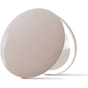 Mini  Compact Magnifying Mirror with LED Light, 10x/1x, Rechargeable, 3 Light Settings, Dimmable - Small Lighted Travel Handheld Mirror for Pocket, Handbag, Purse, 2-Sided (Desert Sands)