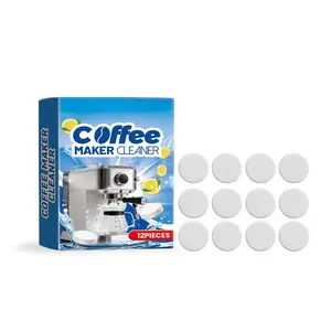 Coffee machine cleaning tablets, coffee machine stain remover, filter cleaner, universal household cleaning tablets