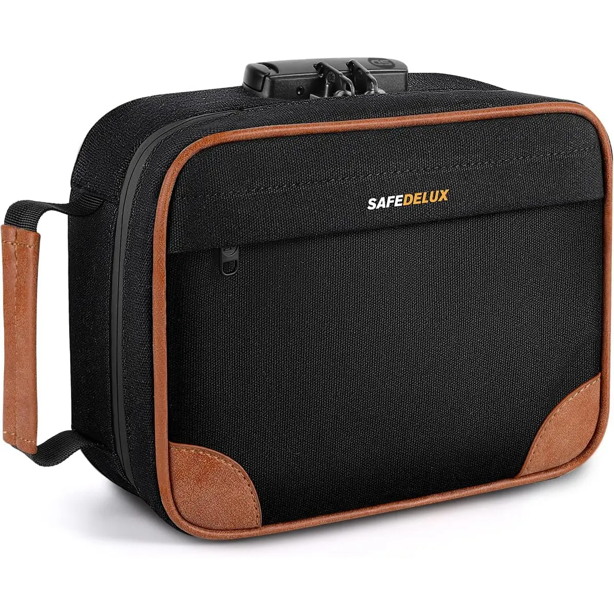 Smell Bag with Combination Lock Box Odor, Money Organizer & Travel Medicine Bag, Travel Bag, Home Organizer Case Lock Box