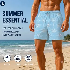 Men's quick-dry swim trunks. Lined, 2-in-1 design. Features a pocket. Ideal for swimming, casual wear, gym wear, swimwear, swim sets, and beachwear. Men's swim trunks. Men's swim trunks. Men's swim trunks.(Compression Liner / 2-in-1 Design)