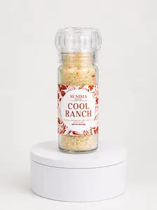 Cool Ranch Salt Handcrafted Blend of Herbs Paprika & Sea Salt Nostalgic Flavor 7oz Refillable Bottle Versatile Spice for Fries Broccoli Chicken Corn Eggs Burgers Rice Pasta Seafood Dips Soups Veggies
