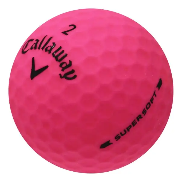 Callaway Supersoft Golf Balls - Bright Matte Pink Finish, Easy Distance, Golf Gear for Players' Everyday Play, Mint Condition