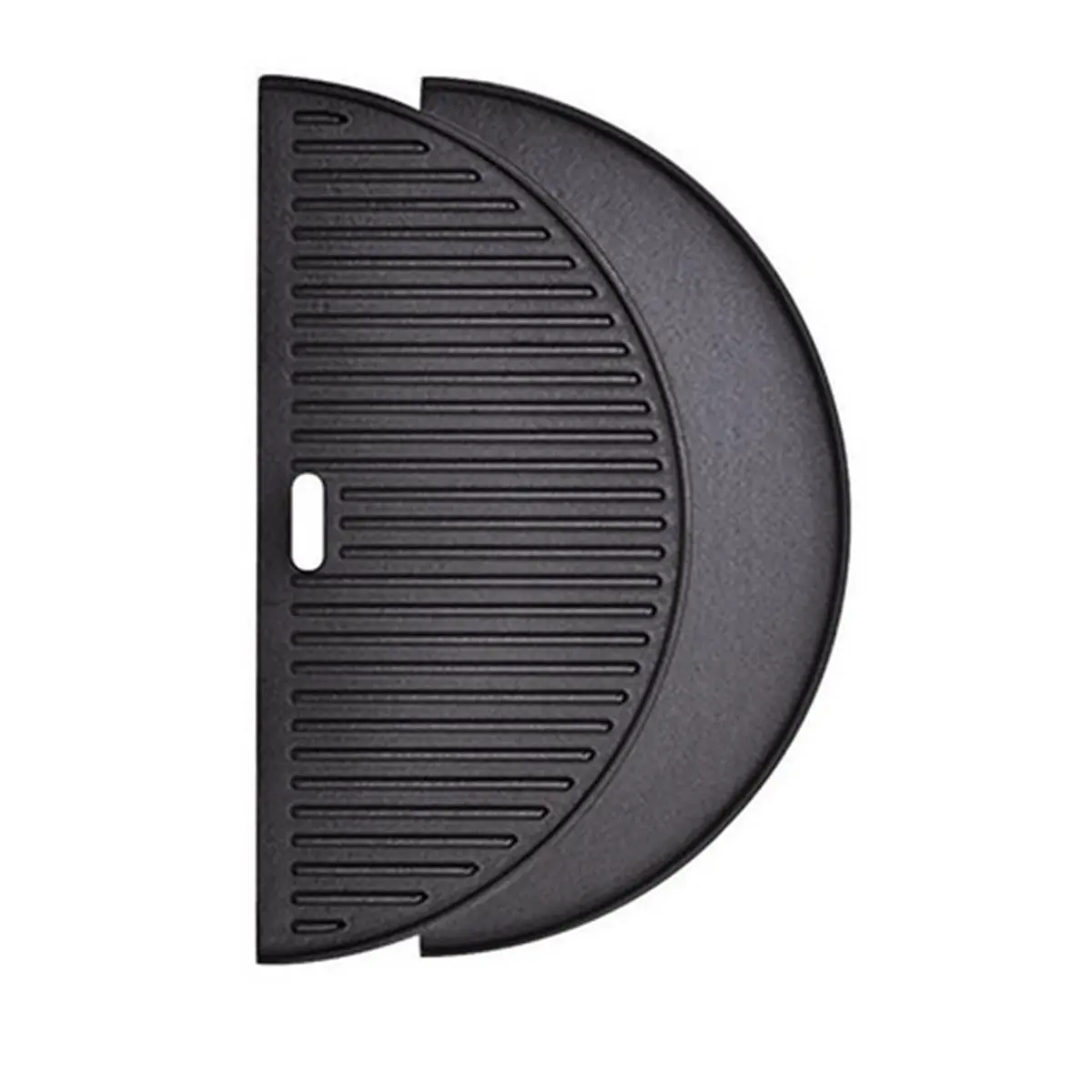 212 MAIN Kamado Joe BJ-HCIGRIDDLE 24 in. Dual-Sided Reversible Cast Iron Griddle Cookware with Rack and Pans