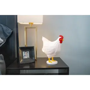Clucky Luminary: 3D Printed Chicken & Egg Desk Luminary - Your Cozy Companion
