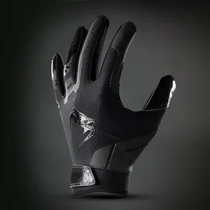 Venum Elite Football Gloves - Black/Black