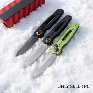 1pc 7550 Folding Knife, Lightweight Edc Pocket Knife, Fruit Knife, Daily Use, Ergonomic Handle, Cnc Precision Tool, Camping Multi-Tool, Outdoor Multifunctional Tools, Christmas Gift