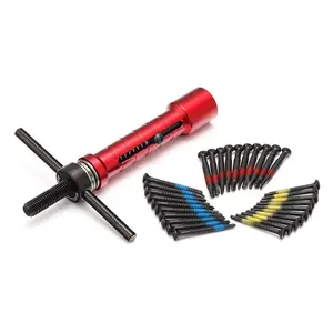 Lock Core Puller Tool Set, Multi-Functional Extraction Device, Includes 30 Auxiliary Screws and Pullers, Easy to Use, Portable, Screw Extractor Kit