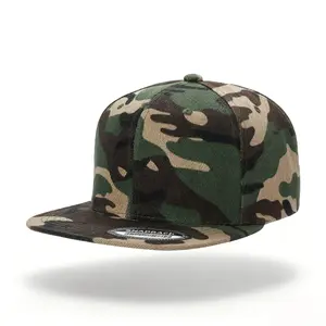 casual Camo Pattern Flat Bill Baseball Hat with Adjustable Strap for Custom Fit Trendy Plain Design Durable for Daily & Outdoor Wear trucker hat