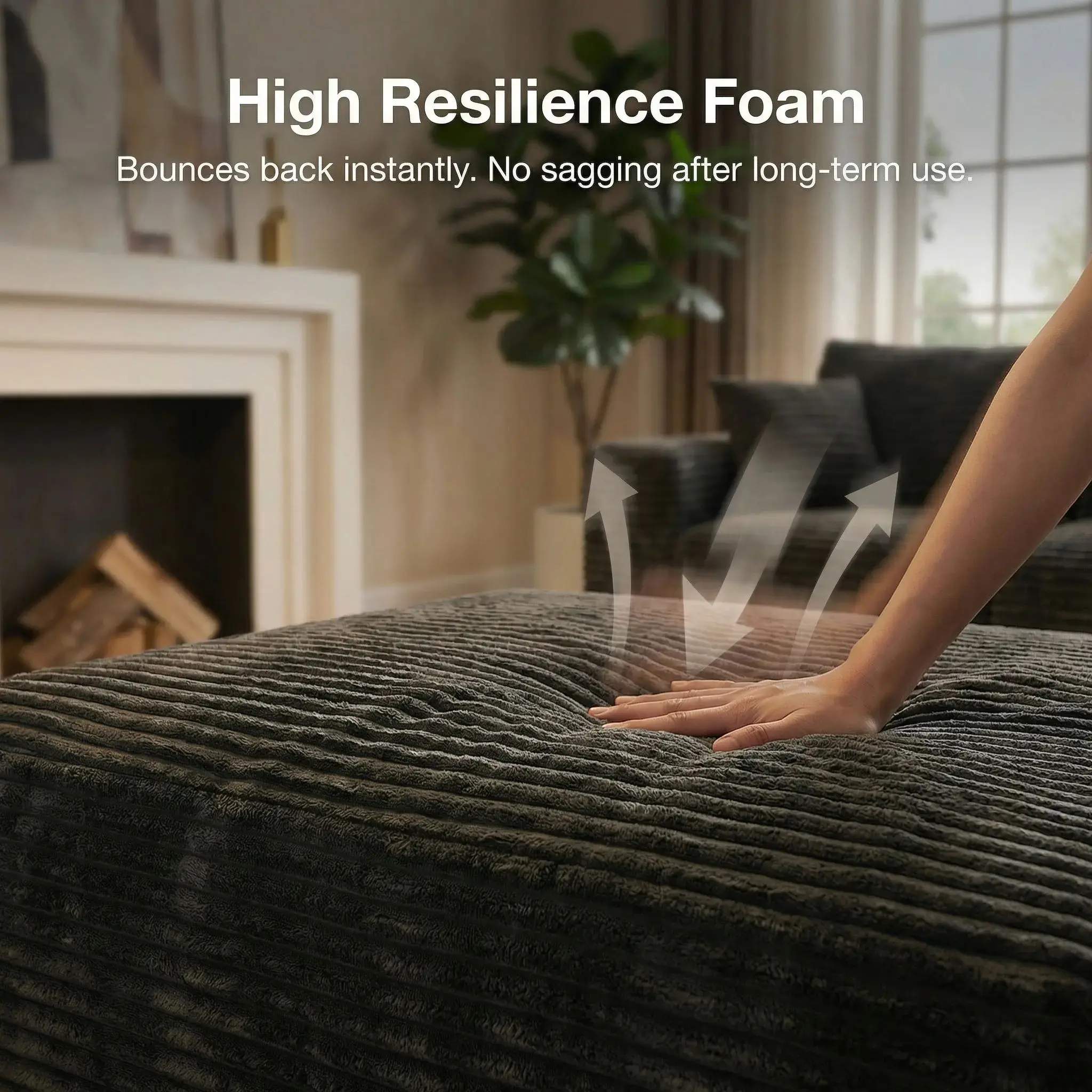 【Crazy Discounts】UTUHMWM 138'' Oversized U Shaped Sectional Sofa, 8-Seater Modular Boneless Cloud Couch with Chaise Lounges, 4-in-1 Flexible Combination Deep Seat Corner Sofa, Zero Assembly Required, for Large Living Room Spaces & Family Gatherings 【Crazy Discounts】UTUHMWM 138'' Oversized U Shaped Sectional Sofa, 8-Seater Modular Boneless Cloud Couch with Chaise Lounges, 4-in-1 Flexible Combination Deep Seat Corner Sofa, Zero Assembly Required, for Large Living Room Spaces & Family Gatherings