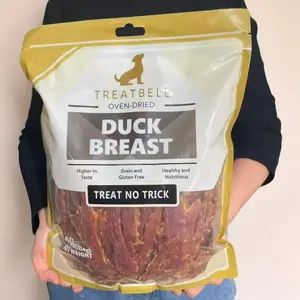 Duck BreastJerky Dog Treats, 2.5 LB Duck Meat Snacks with Chewy Texture - High Protein Training Aid & Meal Topper for Medium-Large Dogs, Supports Dental Health & Lean Muscle