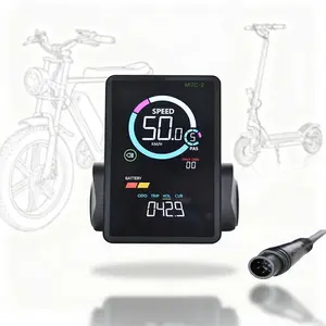 M7C-2 E-Bike Display – 6Pin Waterproof LCD Screen, Multi-Voltage 18V–60V, High-Contrast Display, Easy Controller Connection for E-Bikes