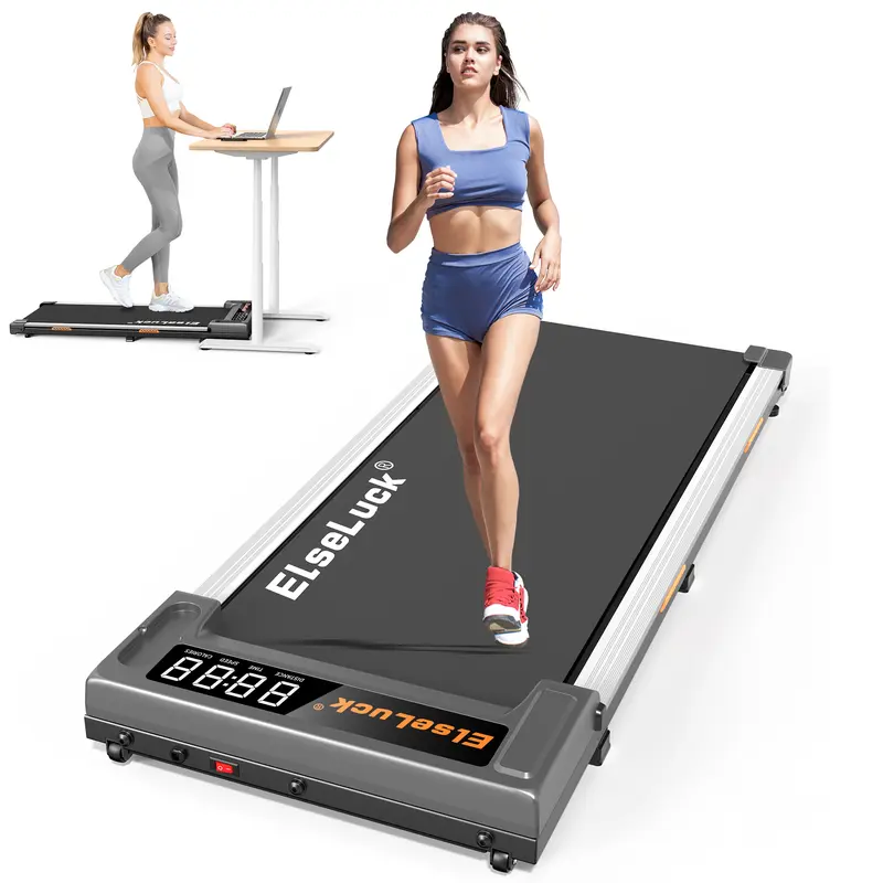 Walking Pad, Under Desk Treadmill for Home Office, 2 in 1 Portable Walking Treadmill with Remote Control, Walking Jogging Machine in LED Display