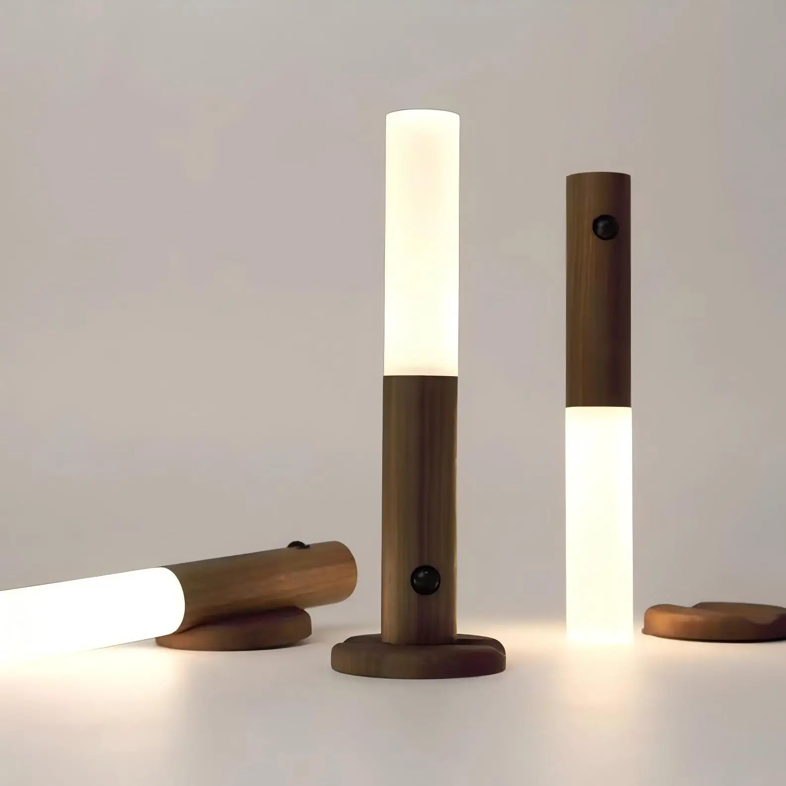 Rechargeable Smart Sensor Night Light, Motion-Sensor LED Night Light, Corridor Stairs Magnetic Wall Mounted Smart Induction Lamp, Modern