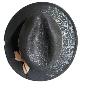 Burned Small Brim Hat