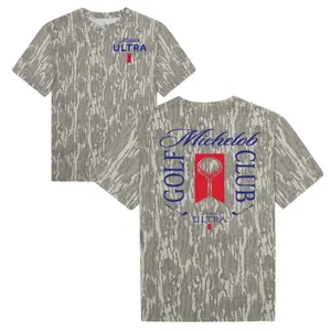 Michelob Golf Club Beige Colorway Front and Back Print T-Shirt- Size S-5XL, Gift for Him, Style Camo 3D T Shirt