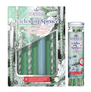 Scentsicles, 3pc Glass Icicles and Icicles on Spruce Stick Bottle Bundle