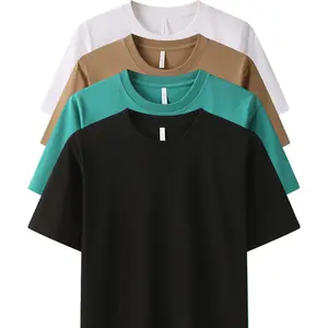 Women's 3-Piece Casual T-Shirt Set - 100% Cotton Crew Neck Short Sleeves Solid Color Comfortable Fit for Everyday Wear or Resort Style Vacation Wear