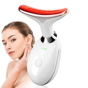 7 in 1 Facial and Neck Massager, 7 Color LED Light Therapy for Face, Face Massager Tool, Face Lift Device, Beauty Face Massager Tools for Skin Care