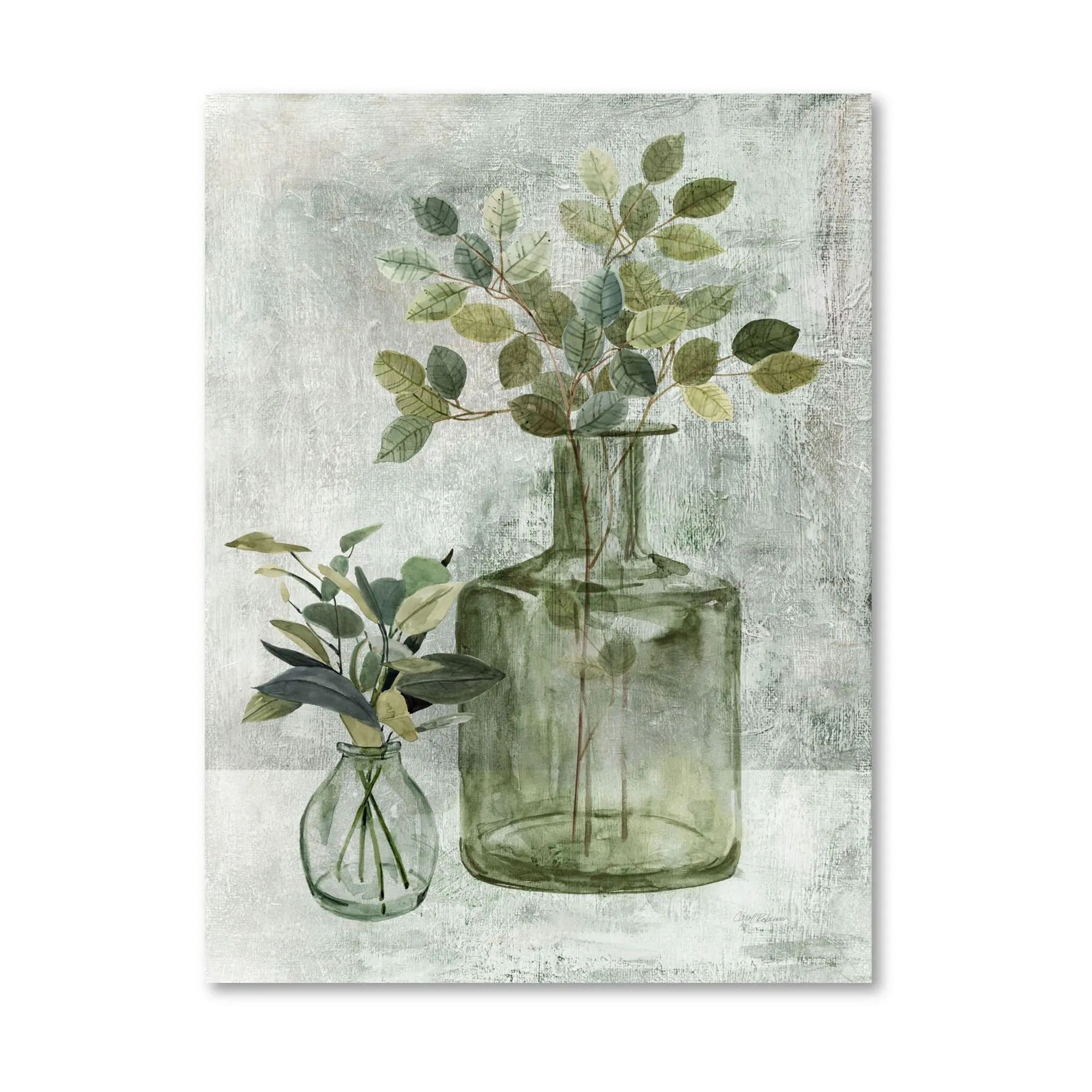 Courtside Market Simply Green II 16x20 Canvas Wall Art
