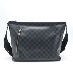 Pre-owned Louis Vuitton canvas Shoulder Bags Damier Graphite Mick PM B21708