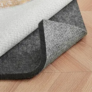 5x7 Non Slip Rug Pad Gripper, 1/4" Thick Cushioned Carpet Pads for Hardwood Floors, Felt and  Backing, Under Area Rugs Anti Skid Mat Keep Rugs in Place