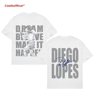 COMBATWEAR Diego Lopes UFC T-shirt Heavy Cotton Shirt UFC Tshirt UFC 325 for Fighters & Fans MMA Inspired Apparel