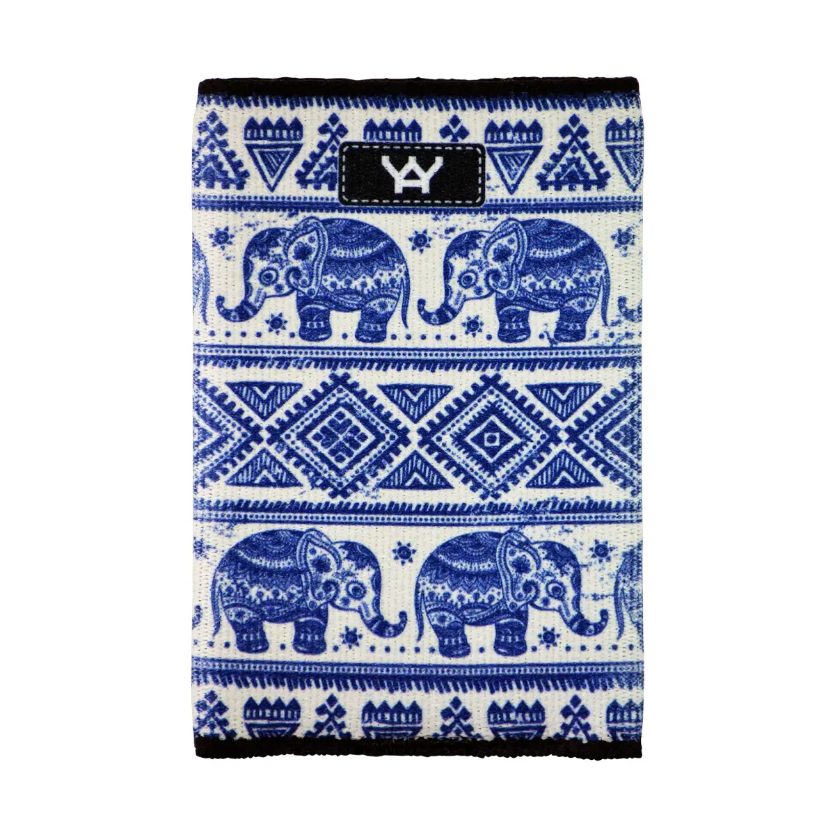 YaYwallet Sweet Elephant Print Card Holder Wallet, Chic Woven Polyester Design for Men & Women, RFID Protected, Lightweight for Travel & Partying, Wallet Card Holder, Front Pocket Wallet