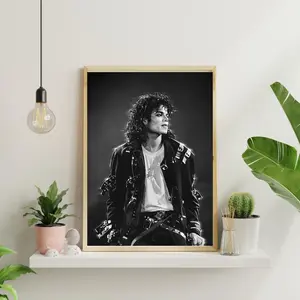 Michael Jackson Art Print Rolled Poster | Wall Decor, Room Print_No Framed