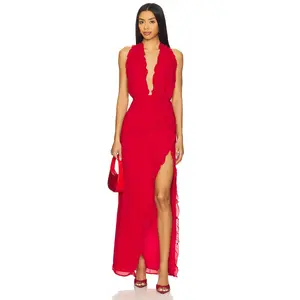MORE TO COME Estrella Maxi Dress in Red
