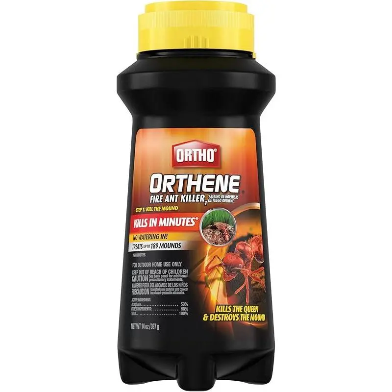 Ortho Orthene Fire Ant Killer1 Insect Pest Control Spray - Kills the Queen, Destroys Mounds, Repels Cockroaches, Begins Working in 60 Minutes, 12 oz 01, Pest Control Solutions