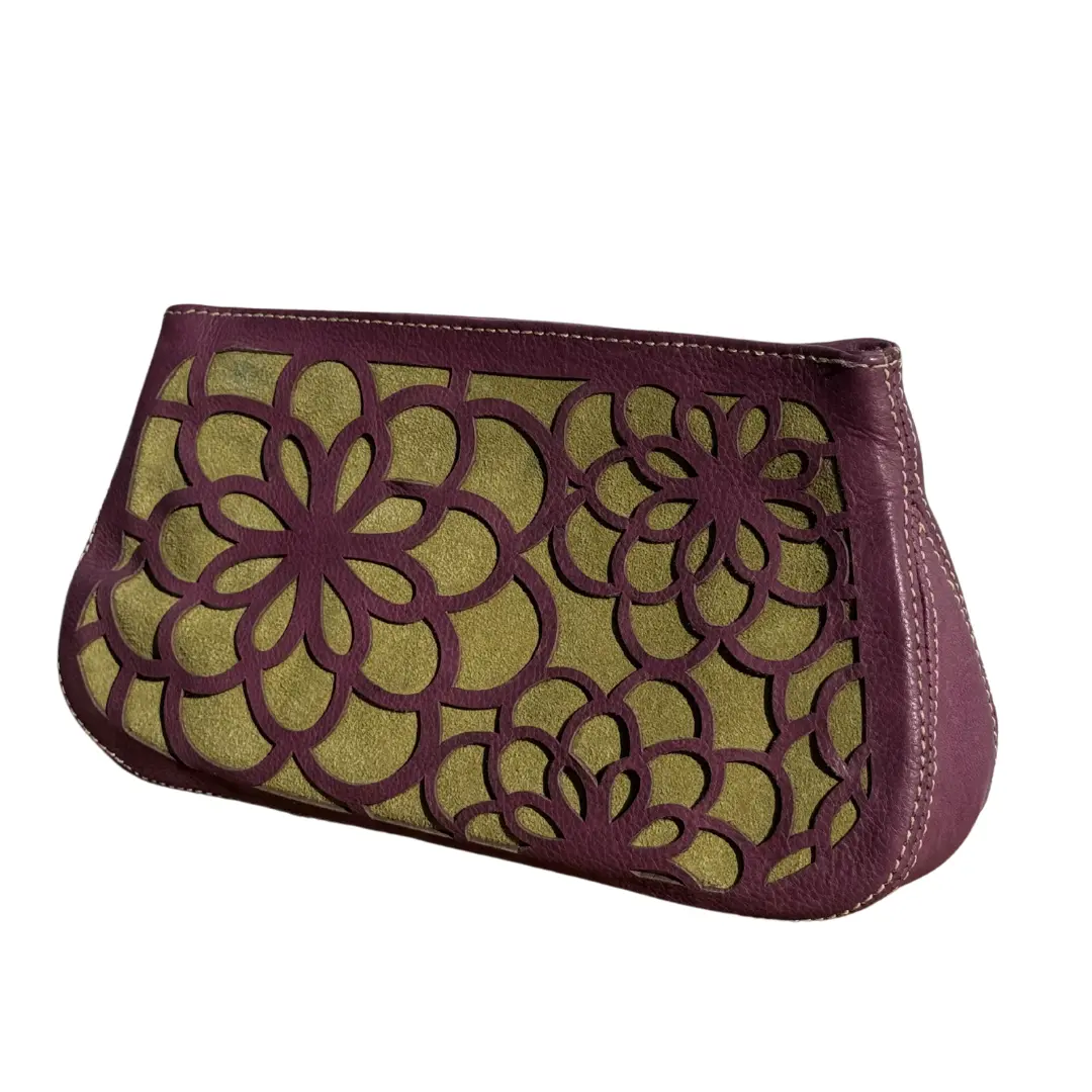 Purple Peek-A-Boo Clutch