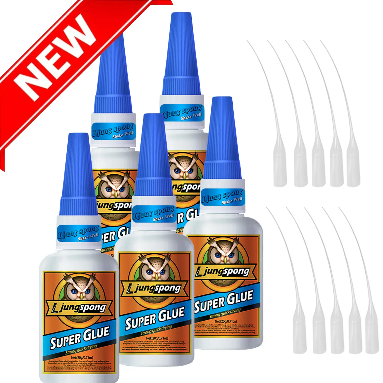 Super Glue Welding Adhesive - Ultra-Fast Drying, Universal Bond for All. Withstands Heat, Impact & Aging. Ideal for Cars, Tires and Beyond 5PCS