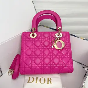 Pre-owned Dior Leather Shoulder Bags 7.8'' R14359 Shoulder Bag C19487868477 0409 T1 Qiqi