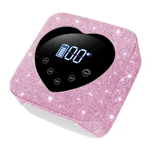 Wireless Nail Art Light Therapy Lamp, 72W High Power Nail Light, Nail Curing Light, Rechargeable, Professional Manicure & Pedicure Tool for Home & Salon Use