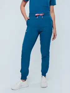 Ivy Jogger Women's Caribbean Blue Scrub Pants