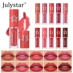 10 Color Matte Lip Gloss Set, Gloss Lipstick, Velvet Finish, Full Coverage, Nude to Berry Shades, Non-Stick Waterproof, Long-Lasting Color Lock