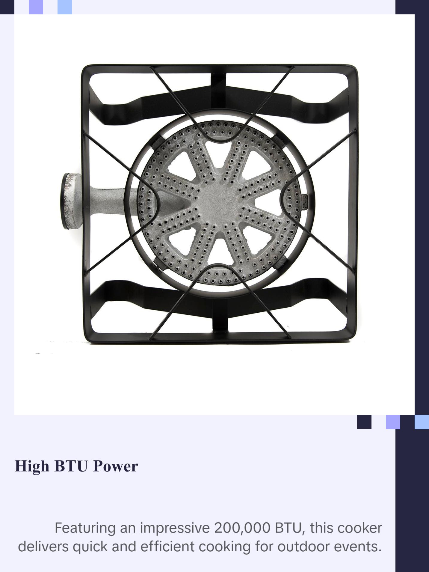 200,000 BTU HIGH PRESSURE PROPANE COOKER