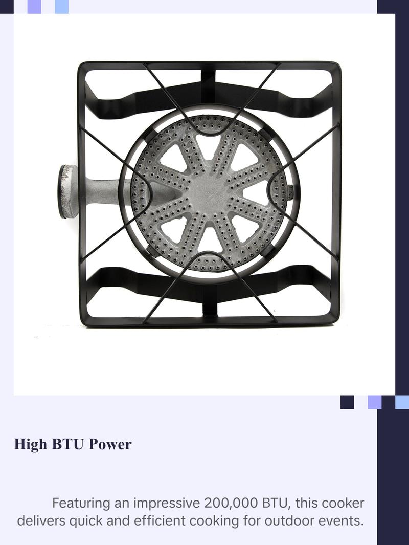 200,000 BTU HIGH PRESSURE PROPANE COOKER