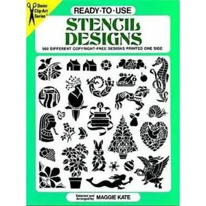 USED-Ready-to-Use Stencil Designs (Clip Art Series) (Paperback)