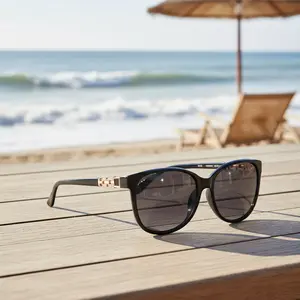 Pack of 5 pairs: women’s cat-eye sunglasses with large frames, UV400 protection for strong blocking of ultraviolet rays, lightweight, barely noticeable, trendy large-frame sunglasses.