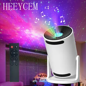 Cannon Star Projector Lamp - Aurora Light Show, Bluetooth Connection, Multiple Interchangeable Night Sky Projection Images, Timing Function, Bedroom Mood Light, Suitable for Bedroom, Living Room, Game Room, Ceiling, Decorative Atmosphere Lamp