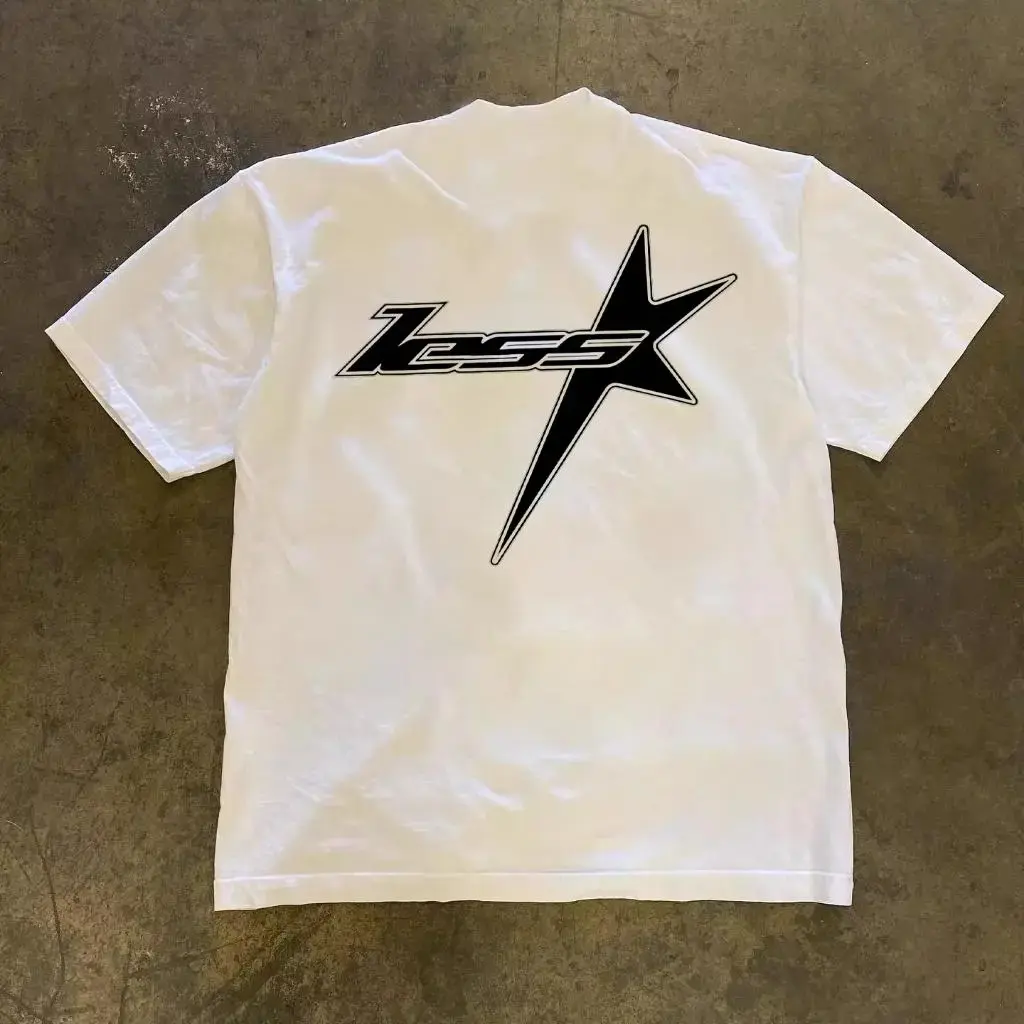 Youth and Adult Korean Style T-Shirt, Unisex Black Graphic Tee, Trendy Short Sleeve Casual Top, Oversized Streetwear Shirt for Men & Women