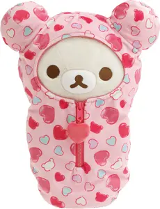 Korilakkuma San-X Original Hearts Sleeping Bag Plush